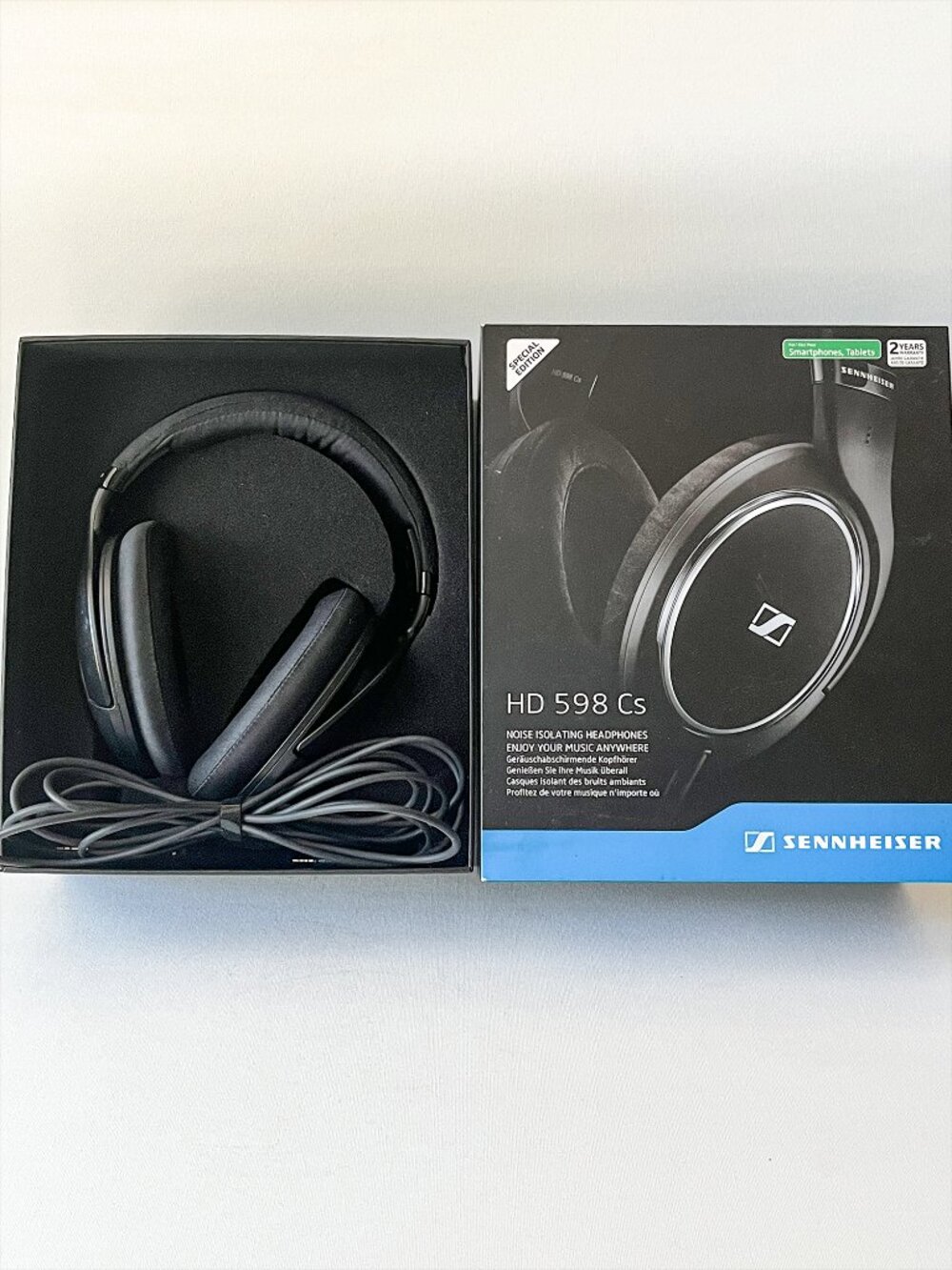 Sennheiser HD 598 CS Special Edition Over-Ear Headphones Tested with Box